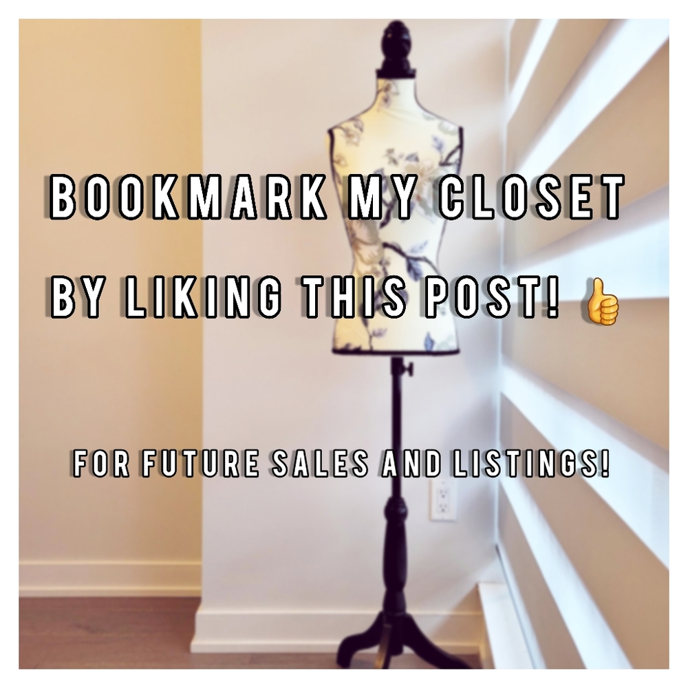 Welcome to my closet!